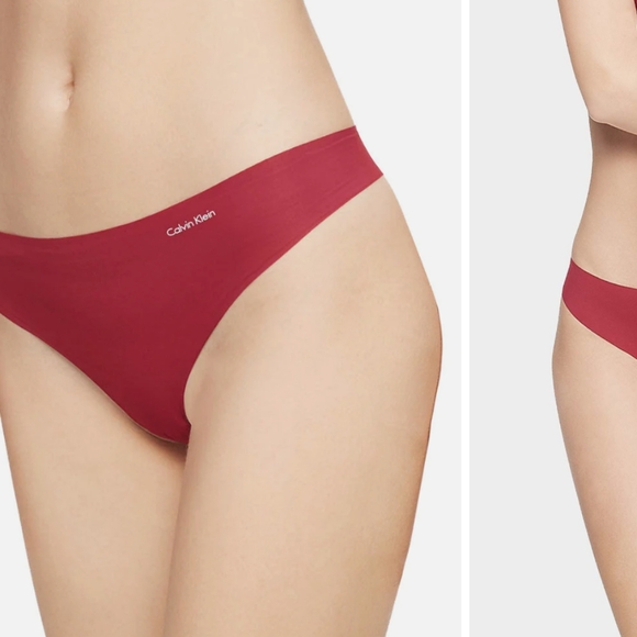 $59 Calvin Klein set seamless Invisible Bra and Thong Set. XS QF5753/ D3428. - Picture 7 of 8